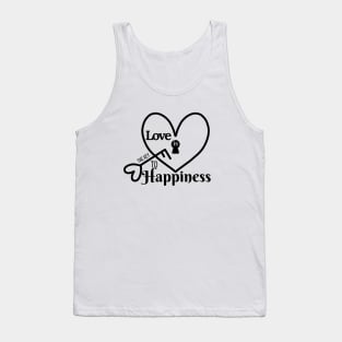 Love Is The Key to Happiness Tank Top